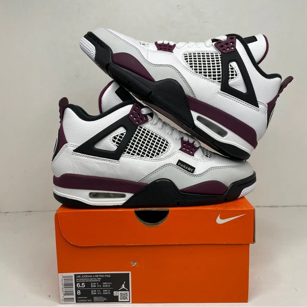 Nike Air Jordan 4 Retro “PSG/Paris Saint-Germain” 2023 - Picture 1 of 4